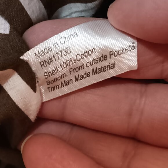 Isaac Mizrahi canvas & faux leather extra large shoulder tote bag purse - Picture 16 of 16